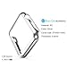 Apple Watch Case,Biaoge Super Thin PC Plated Plating Protective Bumper Case for Apple Watch 42MM (PC Case Silver 42mm)