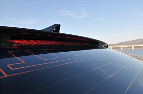 Automotiveapple Sell, DALLIZA Rear Roof Spoiler Painted 1-pc for 2015 Hyundai Genesis Sedan (YB6 - Onix Black)