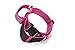 Julius-K9 Color & Gray Collar with Handle, Safety Lock and Interchangeable Patch, 2 in (21-29.5 in), Pink-Gray (Model: 200HA-K-PN-2015)