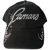 Camaro Script Ladies Adjustable Hat - Officially Licensed Chevrolet Womens Cap