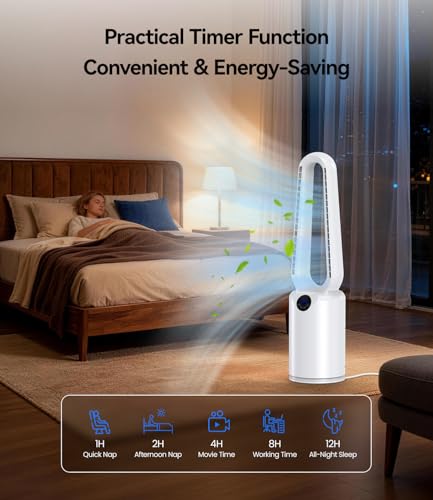 88cm 24 Speed Fan with Filter, 90° Oscillation, Timer 12h, Remote Control 5 m, Quiet - for Room, Office, Living Room