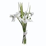 FloristryWarehouse Artificial Silk snowdrops Posy 5