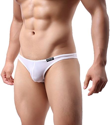 Sbra Mens Sexy Underwear Silk Low Waist Briefs Underpants