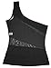 Womens Mesh Off Shoulder Cut Out Slim Fitted Party Clubwear Top,Black