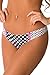 Velvet Kitten Sexy Pattern Blocked Thong for Women 124324