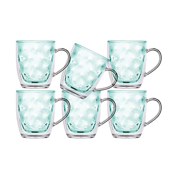 Marine Business Isothermic Glas Mug, Set 6 Stück, unzerbrechlich - Harmony Moon Acqua