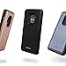 TORU CX PRO Compatible with Samsung Galaxy S9 Case - Protective Dual Layer Wallet with Hidden Card Holder + ID Card Slot Hard Cover, Mirror & USB Adapter - Orchid Gray