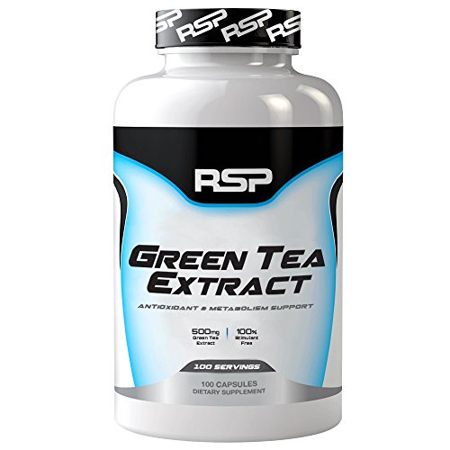 RSP Nutrition - Green Tea Extract with EGCG, Weight Loss Supplement for Men and Women Providing Cellular Health, Antioxidant and Metabolism Support, 100 Capsules