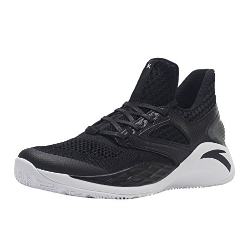 ANTA KT Light Men's Basketball Shoe Training Sneakers (13 D(M) US, Black)