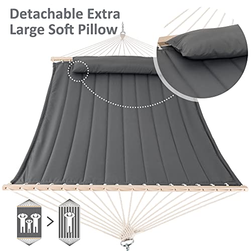 SUNCREAT Heavy Duty Hanging Tree Hammock, 475 lbs Capacity, Two Person