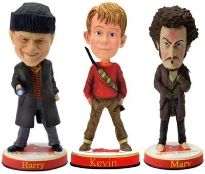 Home Alone Kevin, Harry and Marv Limited Edition Movie Bobblehead Set - Limited to Only 5,000/3,000 - Macaulay Culkin, Daniel Stern and Joe Pesci