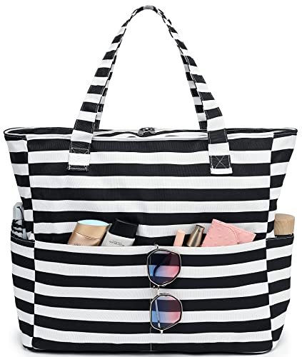 LEDAOU Beach Bag Waterproof Sandproof Women Tote