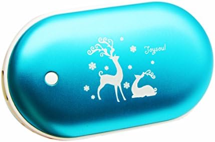Joysoul Rechargeable Double-Sided Hand Warmer 5200mAH Power Bank Portable Pocket Hand Heater USB Mobile External Back up Battery Charger