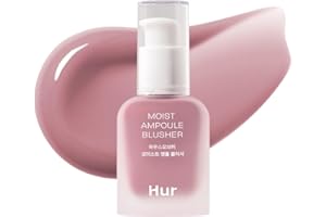 House of Hur Moist Ampoule Blusher with 50% Moisture Essence | Hydrating & Long-Lasting Blush | 0.68fl.oz (9 Shades) - Lavender Flush