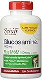 Schiff Glucosamine Plus MSM 1500mg - 200 Coated Tablets