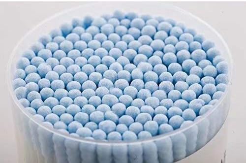 Welecom Cotton Buds with Wooden Handles for Makeup Clean Care,200 per Pack