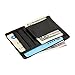 Cool-Shop Genuine Men's Leather Durable Slim Wallets, Magnetic Money Clip Wallet Set, Mini Card Holder (Black)