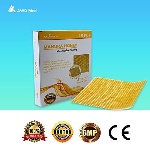 Buy Polynew Manuka Honey Gauze Dressing, 12 Individual Pack, 2x2