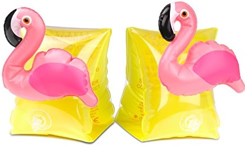 HeySplash Inflatable Arm Bands for Kids, Floatation Sleeves Floats Tube Water Wings Swimming Arm Floats