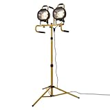 All Pro Worklights TQS1200QDR 1200 Watt Cooper Lighting Quartz Halogen Stand Worklight with Quick Disconnect