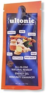 ULTONIC GO - All Natural Immunity Support, Probiotic, Performance Energy Gel With Only 7 Organic and Natural Superfood Ingredients 1oz Pouches (15 Count)