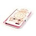Urberry Iphone 7 Wallet Case, Pink Owl Print Case for Iphone 7, Shock-proof Case with a Free Screen Protector