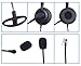 Audicom H200GXPA Mono Call Center Headphone Headset with Mic for Avaya 1608 1616 9620 9630 9640 9640G and 9650 and Altigen 805 Cortelco Fanvil C58 C58P C62 C66 Telephone IP Phones