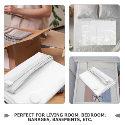 Vacuum Seal Mattress Bags 2pcs Large 180x100cm Thickened 12-micron Compression Storage Bags photo 11