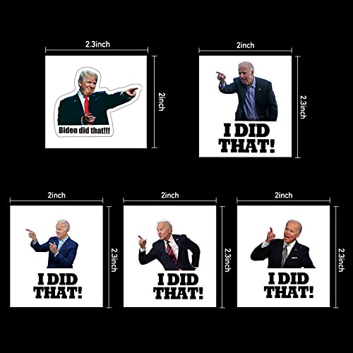 100 PCS I Did That Stickers, I Did This Stickers for Auto Car Truck Wall , Motorcycle Helmet, Laptop, Decor for Bumper Wall (Five Random Types)