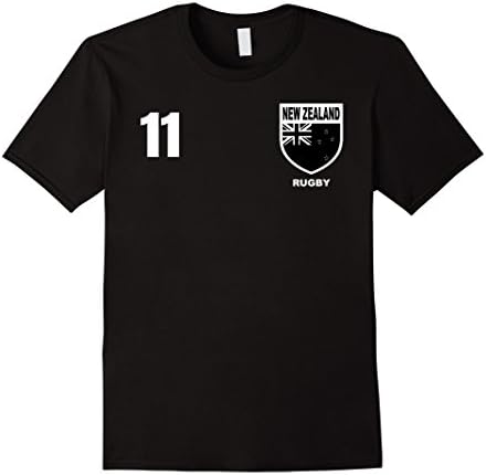 Mens New Zealand Rugby T-Shirt Small Black