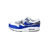 Nike Men's Air Max 1 PRNT, White/Game Royal-Neutral