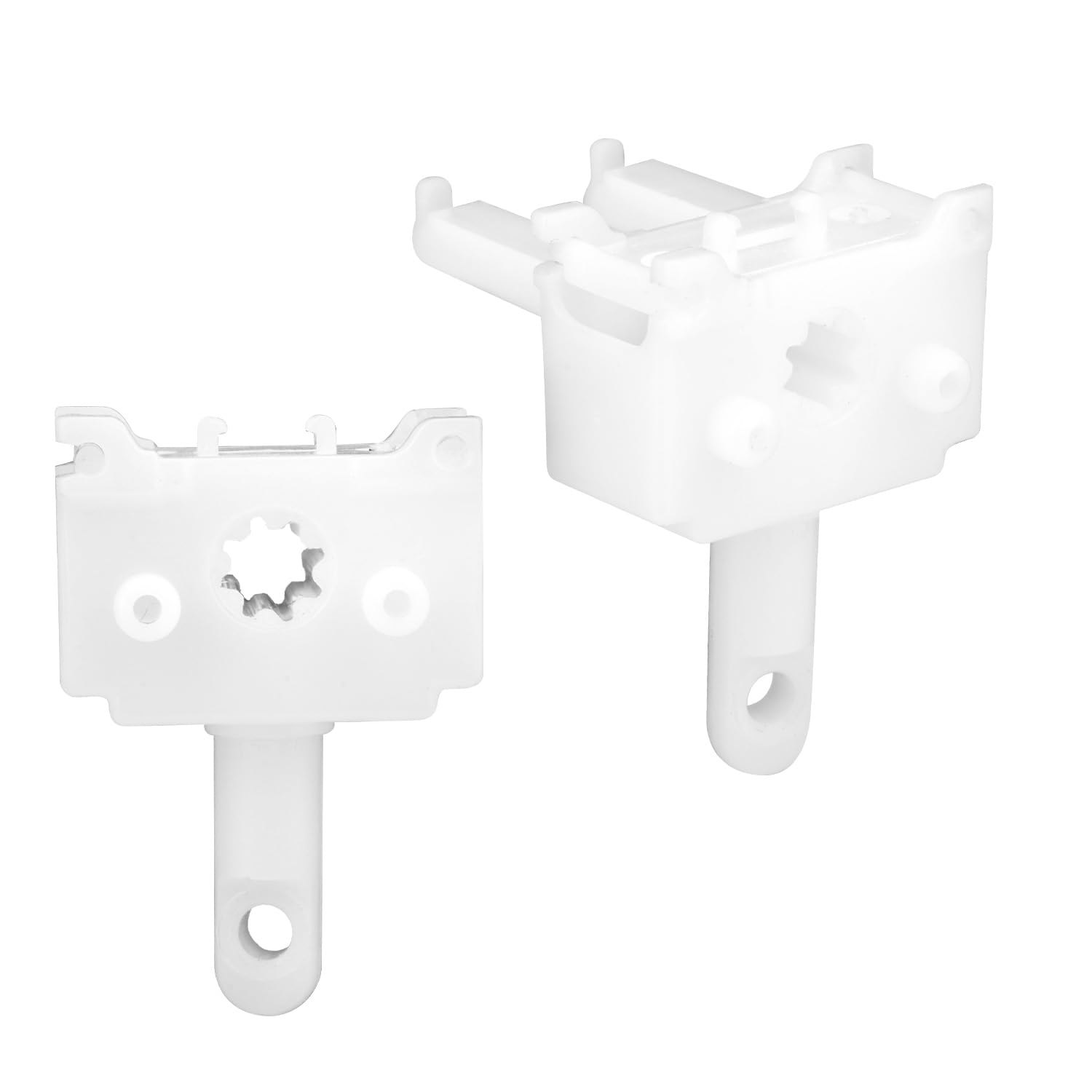 2pcs Vertical Blinds Replacement Parts, Vertical Blind Wand Control Replacement White Plastic Repair Accessories for Vertical Blinds Curtain