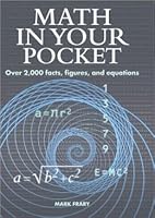 Math In Your Pocket: Over 2,000 Facts, Figures, and Equations 1435117735 Book Cover