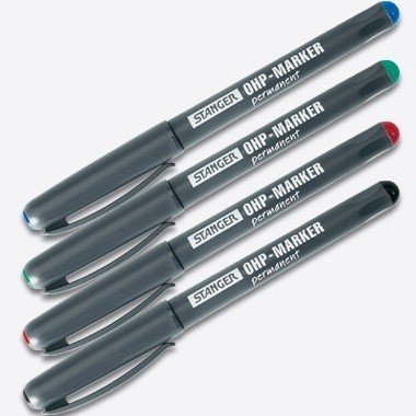 Stanger 710022 Foil Marker M Permanent Red