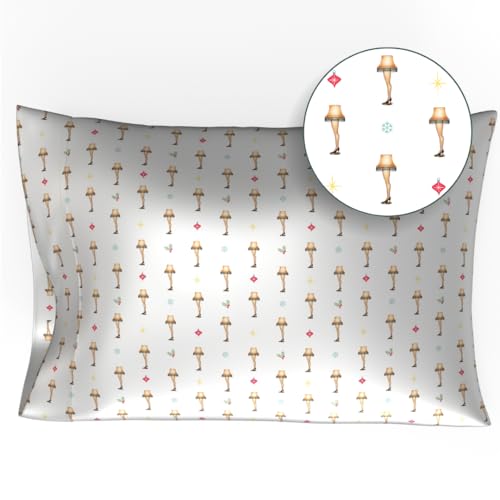 Franco Collectibles Holiday Christmas Story Silky Silky Satin Standard Pillow Case 20 x 30 Inch for Hair and Skin, (Officially Licensed)