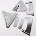 Bearfire Chrome Rear Door Side Window Triangle Cover and Handle Cover Sticker for Honda Vezel HR-V XRV