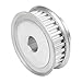 uxcell Aluminum 30 Teeth 12.7mm Bore 5.08mm Timing Belt Pulley for 10mm Belt
