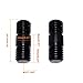 15mm Rod Connector 15mm Rod Extensions for 15mm Standard Rods Aluminum Alloy Neewer Lanparte Filmcity with M12(12mm)1.75H7 Thread (Pack of 2)