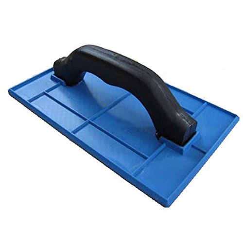 Desempenadeira Plástica Frisada 26 x 15 cm Azul com 6