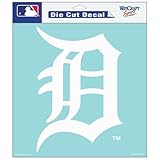 Detroit Tigers MLB Vinyl Die Cut Window Decal Auto Car Logo White 8x8 Sticker Baseball Licensed Team Logo
