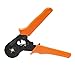 Signstek Crimper Plier HSC8 6-4 Adjusting Ratcheting Square Ferrule Wire Cable Crimper Plier Crimping Crimp Tool AWG23-10 Orange