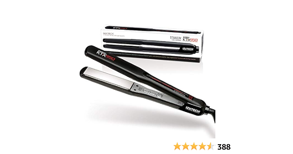 Amazon.com: Izutech Ktx 450 Plancha lisa digital de titanio, color negro,  1.25 in : Belleza y Cuidado Personal