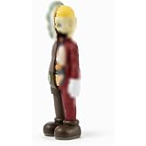 8-Inch Decorative Art Figure, Modern PVC Collectible Sculpture with X-Eye Design, Creative Kitchen Office Home Decor for Shelves, Desks, Living Room, and Art Lovers