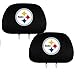 GroccsPro Fan Shop Football Team Universal Bucket Seat Headrest Cover Car or Truck (Pittsburgh)