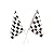 Adorox Plastic Checkered Mini Race Flags Nascar Theme Party Favor Decoration (Black/White (144 Flags)) by Adorox