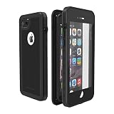 ImpactStrong iPhone 7/8 Waterproof Case [Fingerprint ID Compatible] Slim Full Body Protection for Apple iPhone 7 and iPhone 8 (4.7 inch) - Black