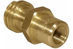 SMAR-TPARTS REGO 7141M Thread Valve Forklift LPG Gas Tank Replacement Connector Connection 3/8" NPT Female Inlet x 1-1/4"