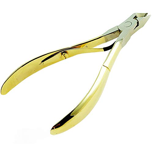 Camila Solingen CS09 4" Professional Nail Cuticle Nipper/Clipper/Cutter for Manicure and Pedicure, from Solingen, Germany best Stainless Steel. Cuticle trimmer Medium Blade (9mm Blade)