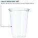Dart TR16 16 oz Flush-fill Ultra Clear PET Plastic Cup (Case of 1000)