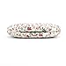EZESO Fabrics Floral Retro Light Portable Eyeglasses Case (D)